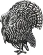 TS Brown Turkey Pin - TSBB17
