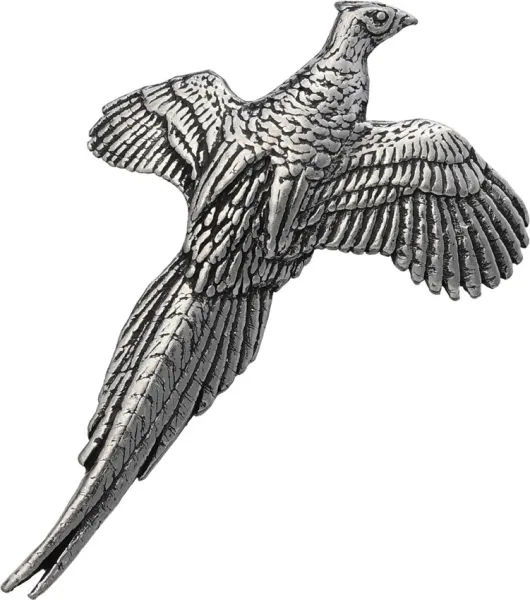 TS Brown Small Pheasant Pin TSBB8