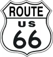 Tin Signs Route 66 Shield - TSN0679