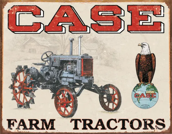 Tin Signs Case Tractor - CC High TSN1230