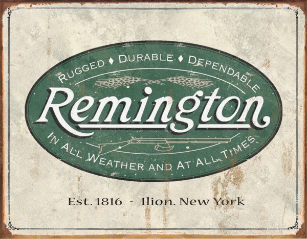 Tin Signs Remington Weathered Logo TSN1413