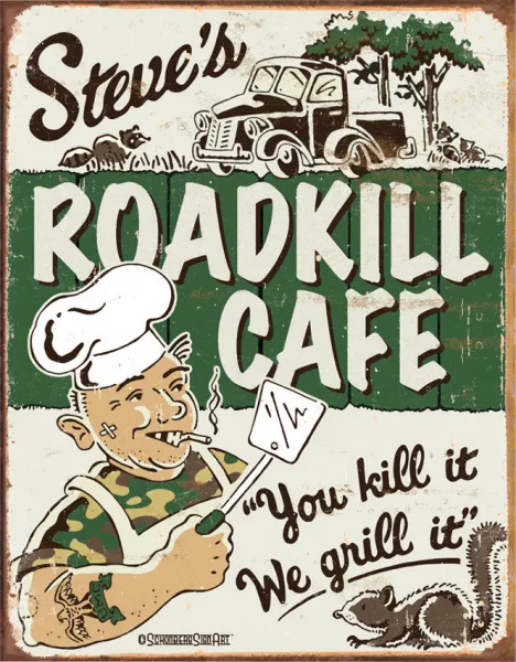 Tin Signs Schonberg -Steves Cafe TSN1416
