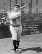 Tin Signs Babe Ruth No Fear - TSN1511