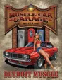 Tin Signs Legends Detroit Muscle Car - TSN1568