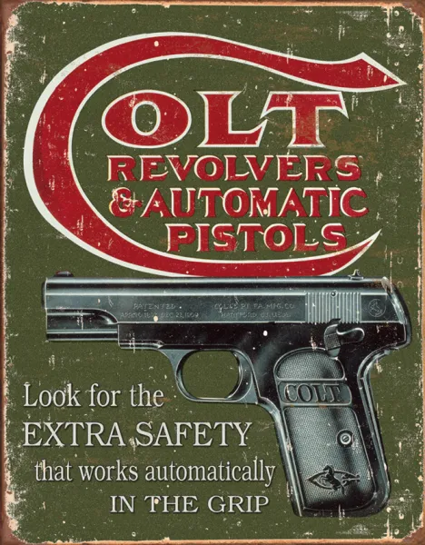 Tin Signs Colt Extra Safety TSN1592