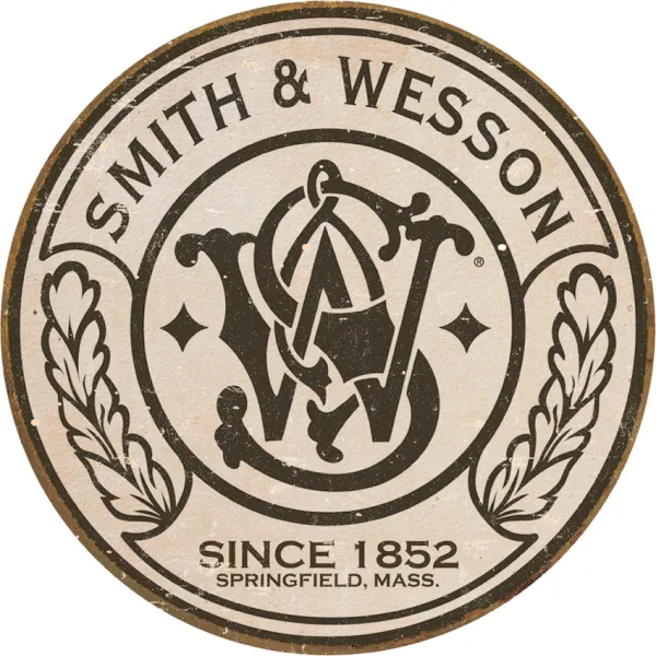 Tin Signs S&W Round Logo TSN1608