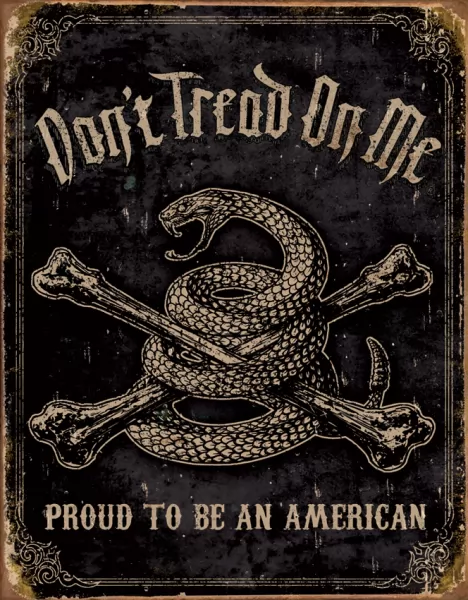 Tin Signs DTOM Proud American TSN1692