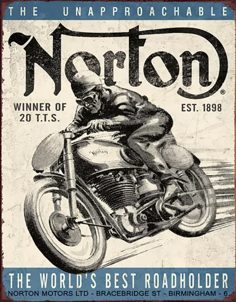 Tin Signs Norton Winner TSN1706