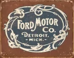 Tin Signs Ford Historic Logo - TSN1707