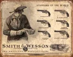 Tin Signs S&W Revolvers - TSN1743