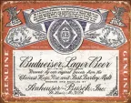 Tin Signs Budweiser Weathered - TSN1751