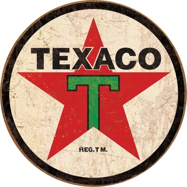 Tin Signs Texaco Round TSN1798