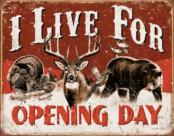Tin Signs Live For Opening Day TSN1816