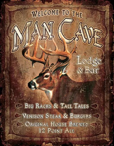 Tin Signs Man Cave Lodge TSN1868