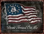 Tin Signs DTOM Vintage Flag - TSN1873