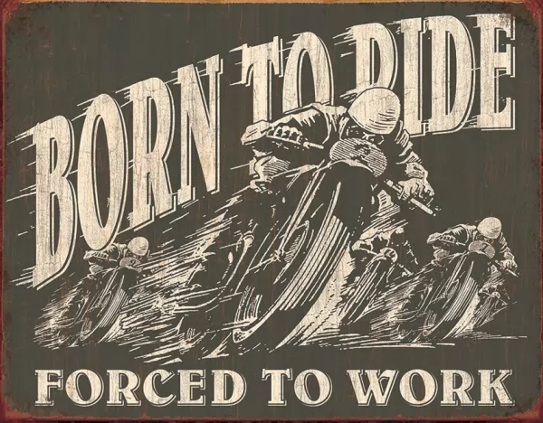 Tin Signs Born To Ride TSN1885