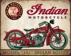 Tin Signs Indian Scout Motorcycle - TSN1933