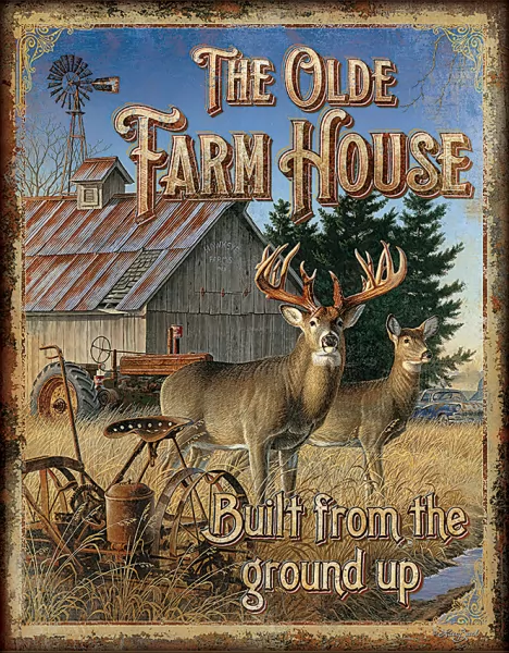 Tin Signs The Olde Farmhouse TSN2093