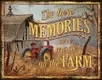 Tin Signs Farm Memories - TSN2094