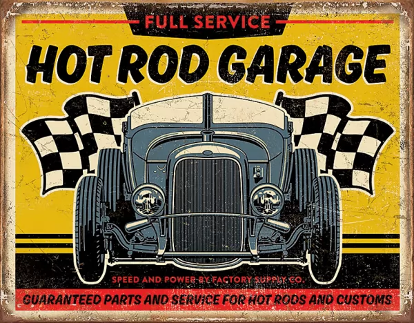 Tin Signs Hot Rod Garage TSN2105