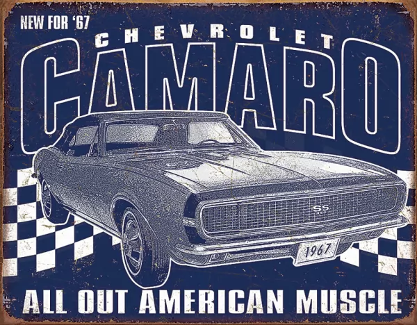 Tin Signs Camero 1967 Muscle TSN2135