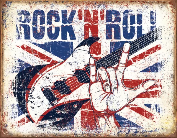 Tin Signs Rock N Roll Sign TSN2194