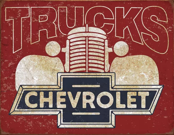 Tin Signs Chevy Trucks TSN2197