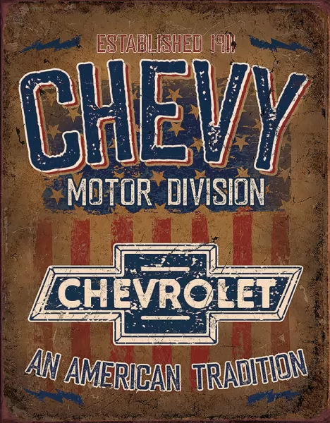 Tin Signs Chevy American Tradition TSN2204