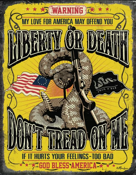 Tin Signs Dont Tread On Me Sign TSN2234