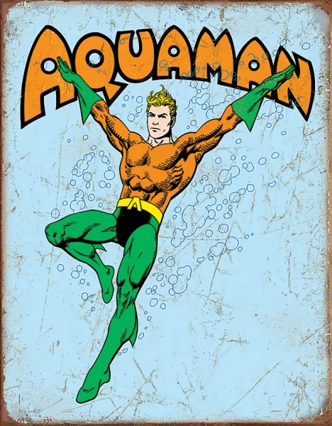 Tin Signs Retro Aquaman TSN2254
