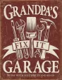 Tin Signs Grandpas Garage Sign - TSN2264