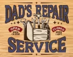 Tin Signs Dads Repair Service Sign - TSN2268