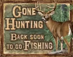 Tin Signs Gone Hunting - TSN2280