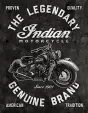 Tin Signs Legendary Indian Motorcycle - TSN2300
