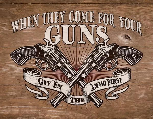 Tin Signs Ammo First Sign TSN2371
