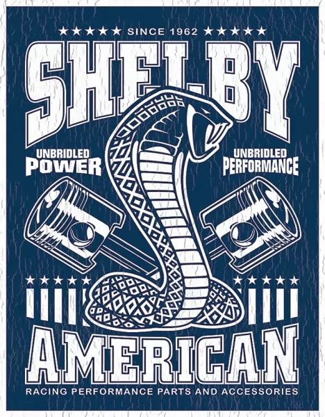 Tin Signs Shelby Unbridled TSN2372