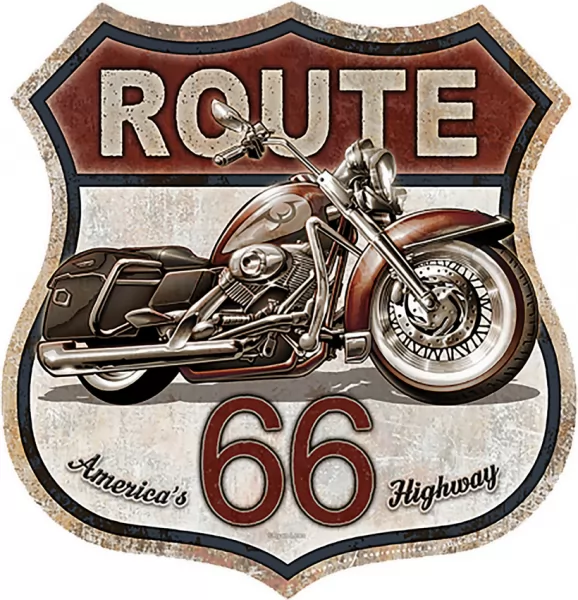 Tin Signs Route 66 Shield Sign TSN2416
