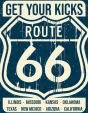 Tin Signs Get Your Kicks - TSN2436