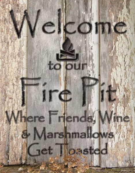 Tin Signs Fire Pit TSN2455