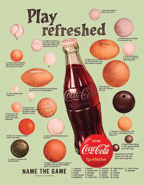 Tin Signs Coke Sports TSN2462