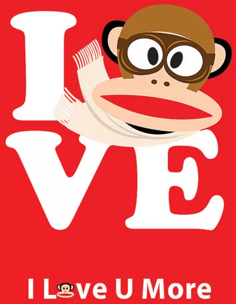 Tin Signs Paul Frank Love Monkey TSN2483