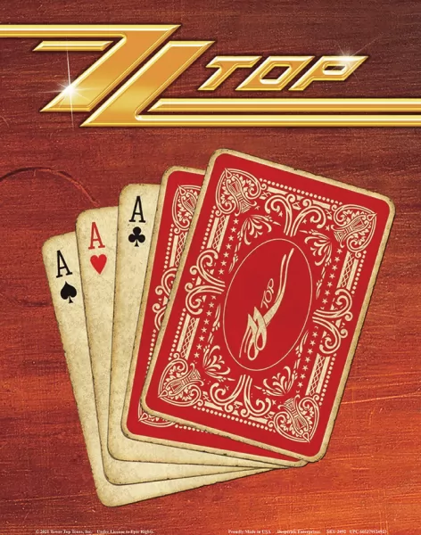 Tin Signs ZZ Top Aces TSN2492