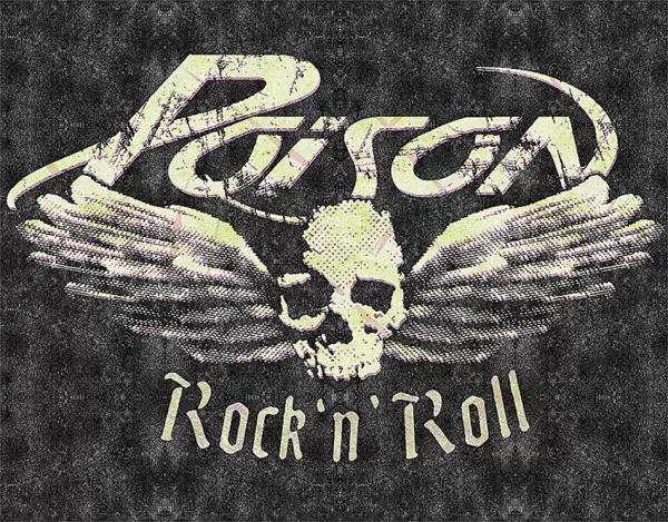 Tin Signs Poison Rock N Roll TSN2522