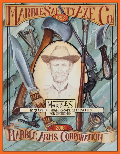 Tin Signs Marbles Safety Axe Tin Sign TSN9163