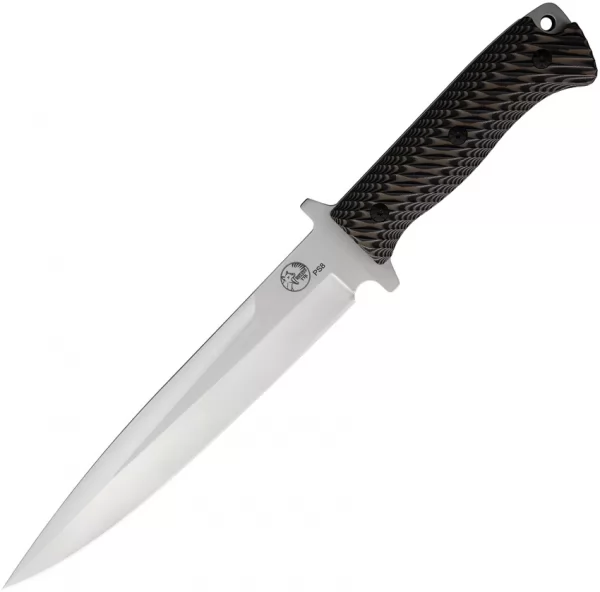 Tassie Tiger Knives P8 Pig Sticker Black TTKP8