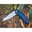 Tassie Tiger Knives FB Linerlock Black-Blue TTKRT93FBB