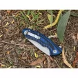Tassie Tiger Knives FB Linerlock Black-Blue TTKRT93FBB