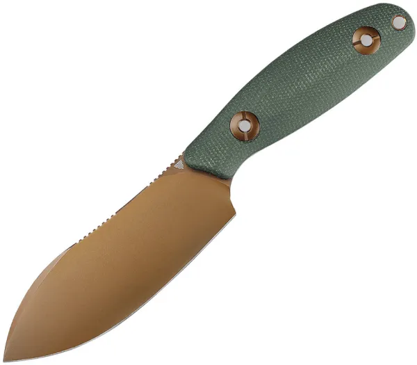 TRIVISA Eggplant Fixed Blade Green TVJM05GM14