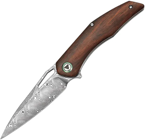 TRIVISA Taurus-01 Linerlock Damascus TVSY04RWD