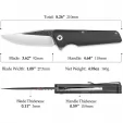 TRIVISA Orion Linerlock Black TVTY01BDG